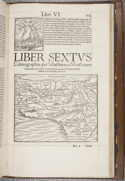 Cosmographia, Col 1113, 1544 da Sebastian Munster
