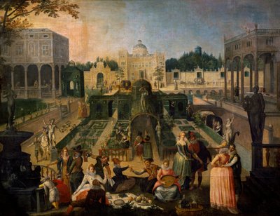 Una festa nel parco del Duca di Mantova, c.1595 da Sebastian Vrancx
