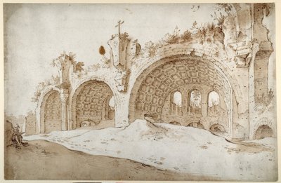 La Basilica di Costantino e Massenzio da Sebastian Vrancx