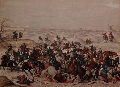 La battaglia di Leckerbeetje da Sebastian Vrancx