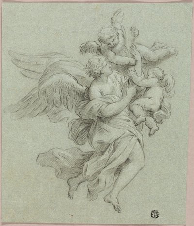 Angelo con Putti da Sebastiano Conca