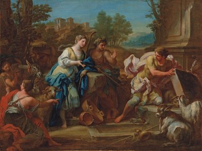 Giacobbe e Rachele al pozzo da Sebastiano Conca