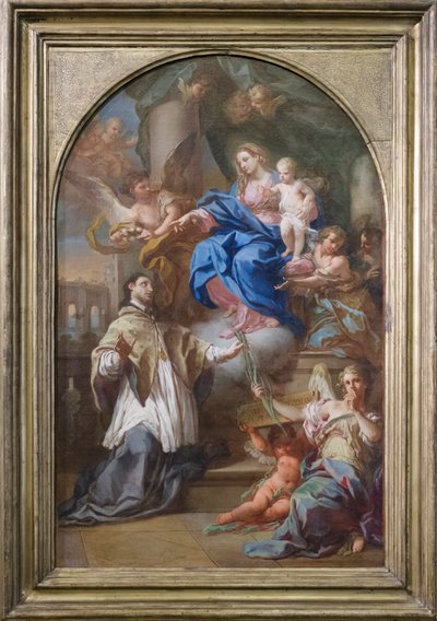 Madonna col Bambino e San Giovanni Nepomuceno da Sebastiano Conca