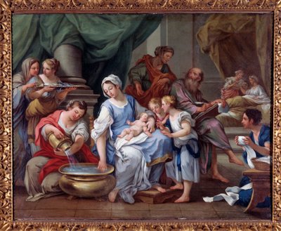 La nascita di San Giovanni Battista (dettaglio) da Sebastiano Conca
