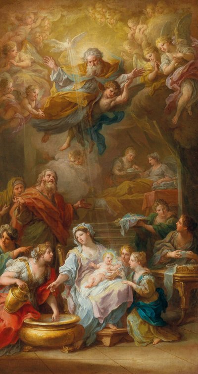 La Natività della Vergine da Sebastiano Conca