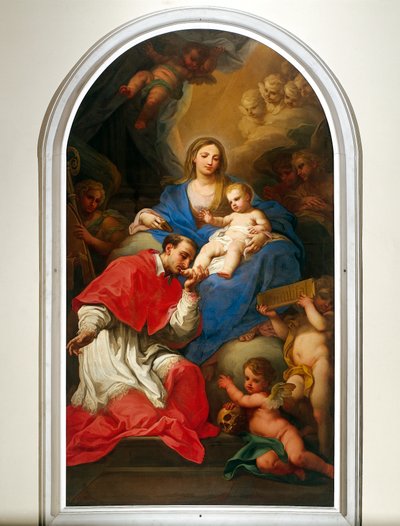 La Vergine e San Carlo Borromeo da Sebastiano Conca