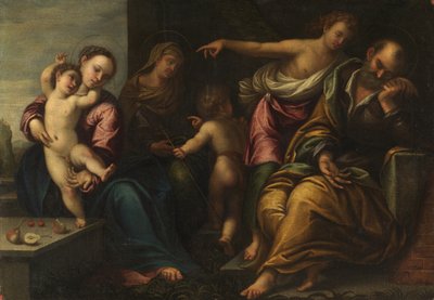 Madonna col Bambino, il piccolo San Giovanni, Sant