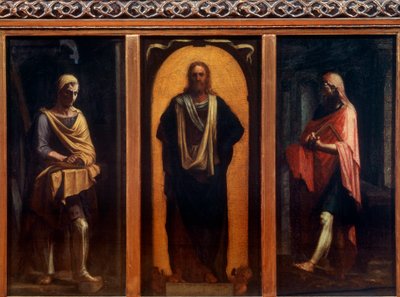 Cristo con due santi da Sebastiano Piombo del