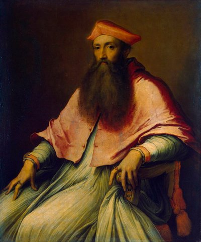 Ritratto del cardinale Reginald Pole, 1540s da Sebastiano Piombo del