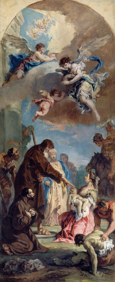 Un miracolo di San Francesco di Paola da Sebastiano Ricci