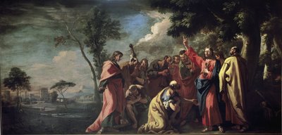 Cristo consegna le chiavi a San Pietro da Sebastiano Ricci