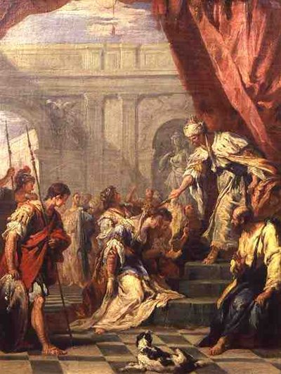 Ester davanti ad Assuero da Sebastiano Ricci