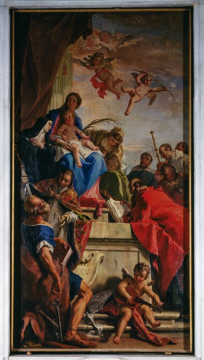 Nostra Signora in trono con Santi da Sebastiano Ricci