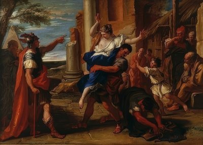 Il rapimento di Dina da Sebastiano Ricci
