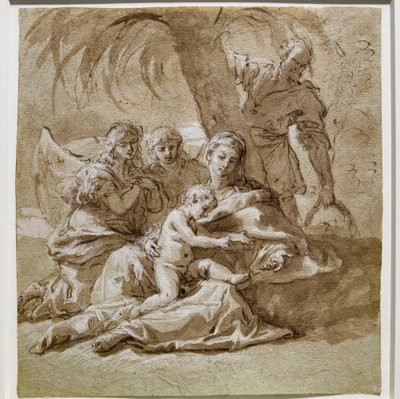 Riposo durante la fuga in Egitto da Sebastiano Ricci