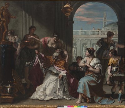 Salomone adora gli idoli da Sebastiano Ricci