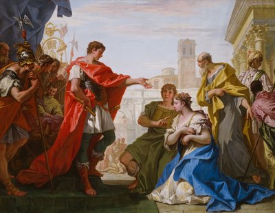 La continenza di Scipione, c.1706 da Sebastiano Ricci