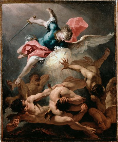 La caduta degli angeli ribelli da Sebastiano Ricci