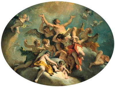 La glorificazione di San Sebastiano, fine XVII-inizio XVIII secolo da Sebastiano Ricci