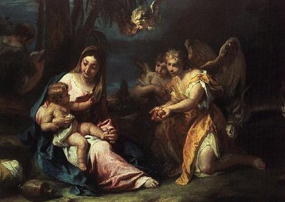 Il Riposo durante la Fuga in Egitto da Sebastiano Ricci