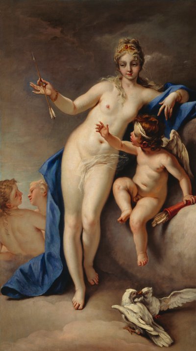 Venere e Cupido da Sebastiano Ricci