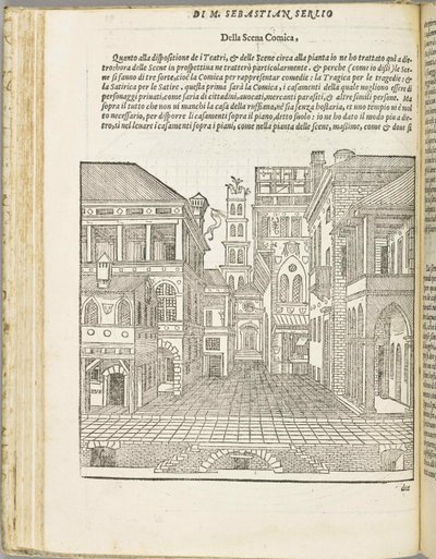 Il secondo libro di prospettiva, 1566 da Sebastiano Serlio