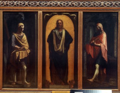 Cristo con due santi da Sebastiano del (c.1485 1547) Piombo