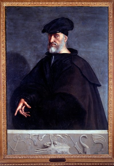 Ritratto di Andrea Doria, condottiero italiano da Sebastiano del (c.1485 1547) Piombo