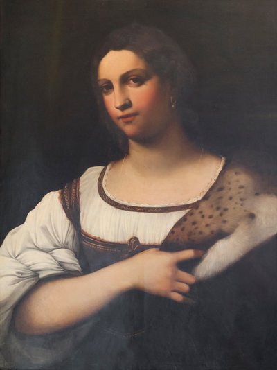 Ritratto di una donna, o Fornarina da Sebastiano del (c.1485 1547) Piombo
