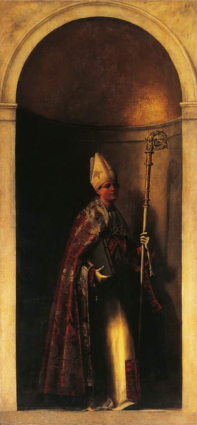 San Luigi di Tolosa, decorazione della porta dell