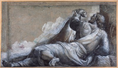 Un apostolo reclinato da Sebastiano del (c.1485 1547) Piombo