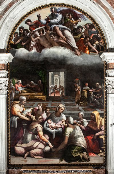 La nascita della Vergine da Sebastiano del (c.1485 1547) Piombo
