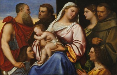 Madonna col Bambino e Santi e Donatori da Sebastiano del Piombo