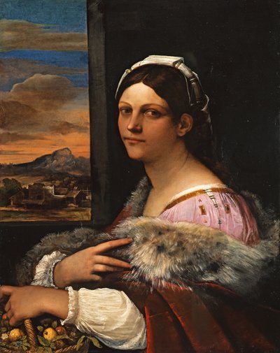 Ritratto di giovane donna romana da Sebastiano del Piombo