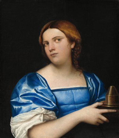 Ritratto di una giovane donna come vergine saggia da Sebastiano del Piombo