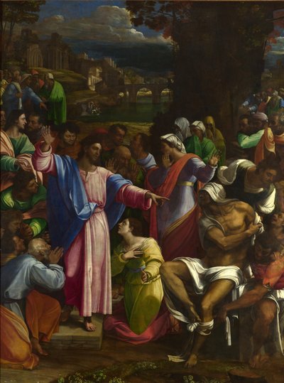 La resurrezione di Lazzaro da Sebastiano del Piombo