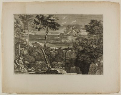 Paesaggio con tre briganti e la loro vittima da Sébastien Bourdon