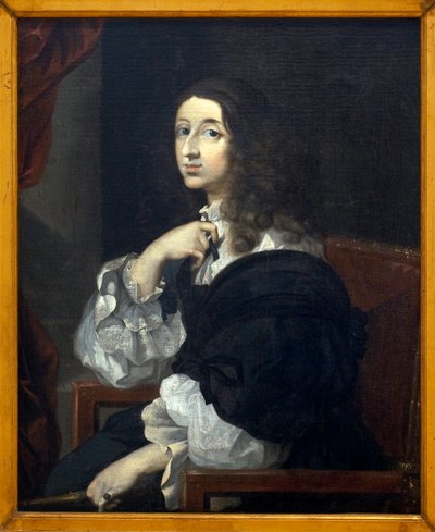 Ritratto della regina Cristina di Svezia (Kristina Vasa) da Sébastien Bourdon