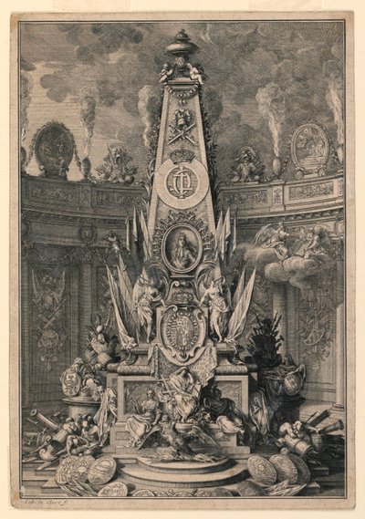 Monumento funebre di Carlo IV di Lorena da Sebastien Leclerc