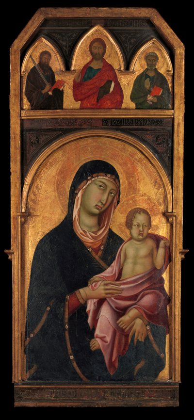 Madonna con Bambino, ca. 1320 da Segna di Buonaventura