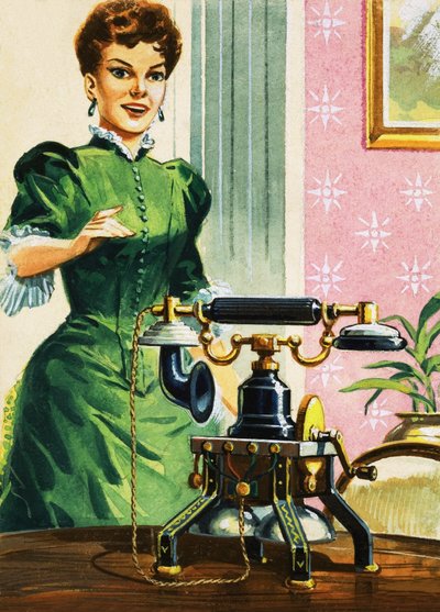Voce sul filo, da "La storia della comunicazione". da Selby Donnison