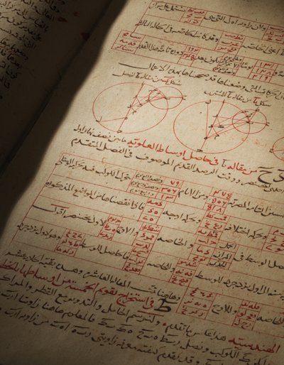 Compendio di trattati su astronomia e matematica di Nasir Al-Din Muhammad bin Al-Hasan Al-Tusi da Seljuq Dynasty