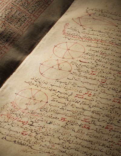 Compendio di trattati di astronomia e matematica di Nasir Al-Din Muhammad bin Al-Hasan Al-Tusi da Seljuq Dynasty