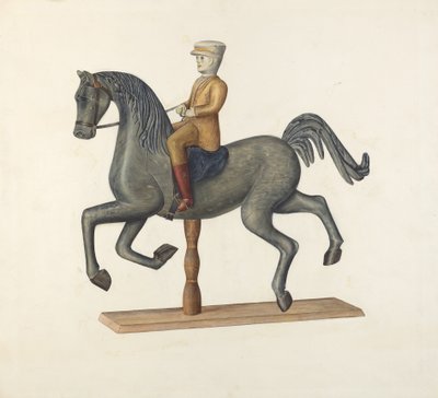 Cavallo con cavaliere da Selma Sandler