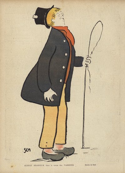 Albert Brasseur, comico e cantante d