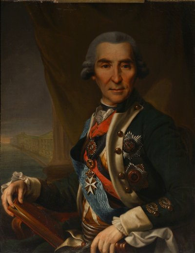 Ritratto di Ivan Loginovich Golenishchev-Kutuzov da Semyon Glukovsky