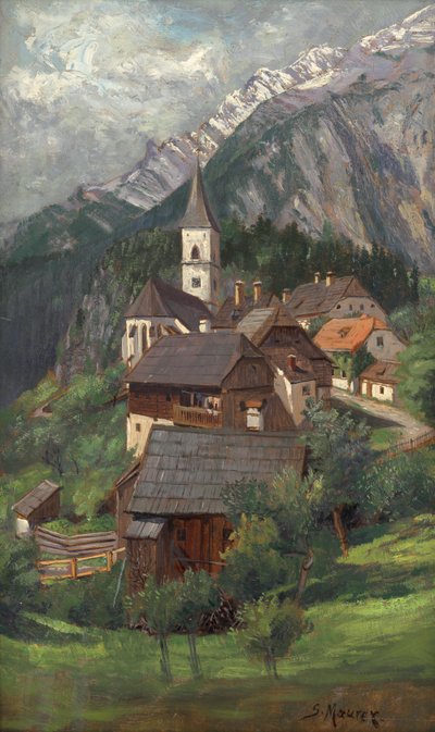 Villaggio in montagna da Serafin Maurer