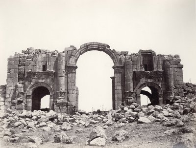 Arco Adrianeo a Jerash, 1867 da Sergeant Henry Phillips