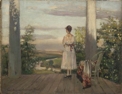 Casa di campagna di Anton Chekhov a Melikhovo, anni 1910 da Sergei Arsenevich Vinogradov