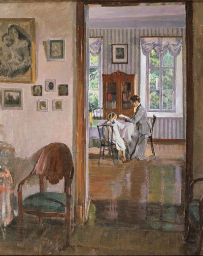 In una casa da Sergei Arsenevich Vinogradov